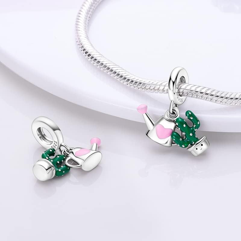 CYCUFF Store 925 Sterling Silver Charms Suitable for Charm Necklaces, Bracelet Pendants Beads Jewellery Gift for Women Family Friends - Image 1